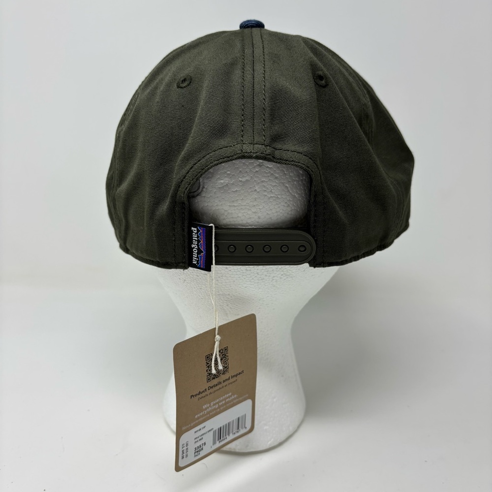 NWT PATAGONIA RANGE CAP GREEN BLUE SNAPBACK OSFA - Picture 5 of 13